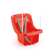 Dolu Emniyet Kemerli Büyük Salıncak Kırmızı